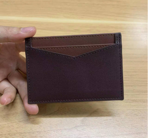 Polyester Card Holder for Daily Use in Multiple Colors US CHF - Ultra-Thin Dark Green Layer Cowhide card holder united