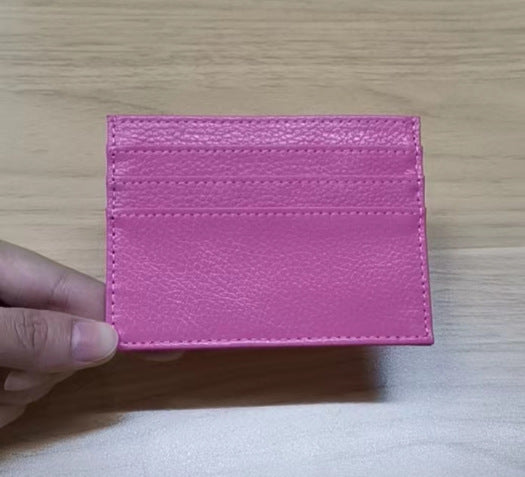 Polyester Card Holder for Daily Use in Multiple Colors US CHF - Ultra-Thin Dark Green Layer Cowhide card holder united