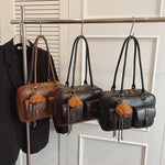 Polyester Crossbody Bag with Optional Pendant and Outer Slit Pocket - Teleplus