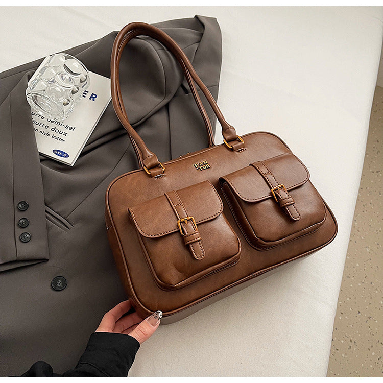 Polyester Crossbody Bag with Optional Pendant and Outer Slit Pocket - Teleplus