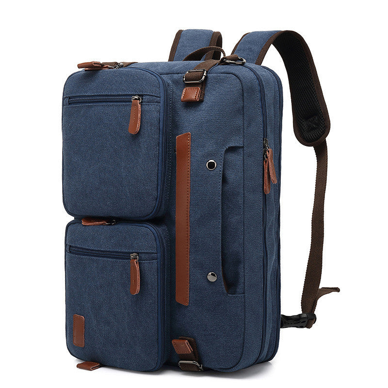 Polyester Laptop Bag Business Backpack Black Blue White Grey for Men Women