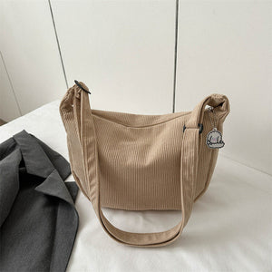 Polyester Lining for Messenger Bag in Corduroy Idle Style with Chandelier Colors - corduroy idle style messenger bag