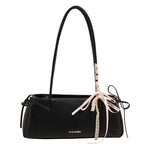 Polyester PU Soft Suitcase Pillow Bag with Double Shoulder Strap Black Pink Gray White - Teleplus