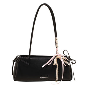 Polyester PU Soft Suitcase Pillow Bag with Double Shoulder Strap Black Pink Gray White - Teleplus