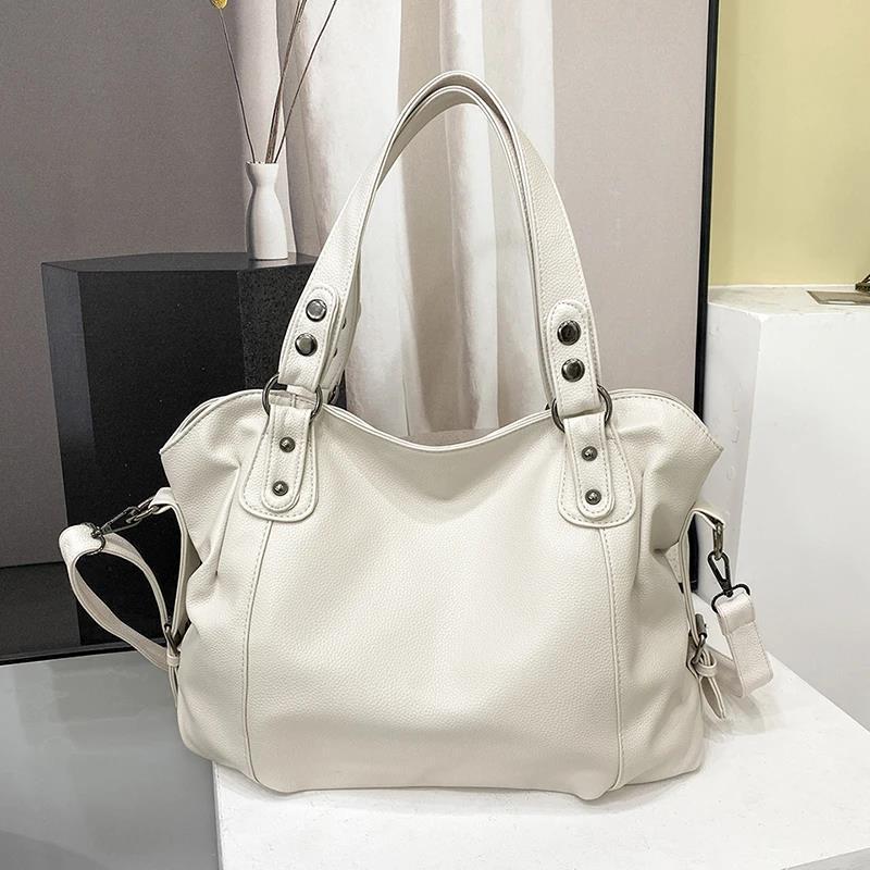 Polyester Shoulder Crossbody Bag with Zip Pocket and Inner Phone Compartment - Teleplus handbag simple shoulder