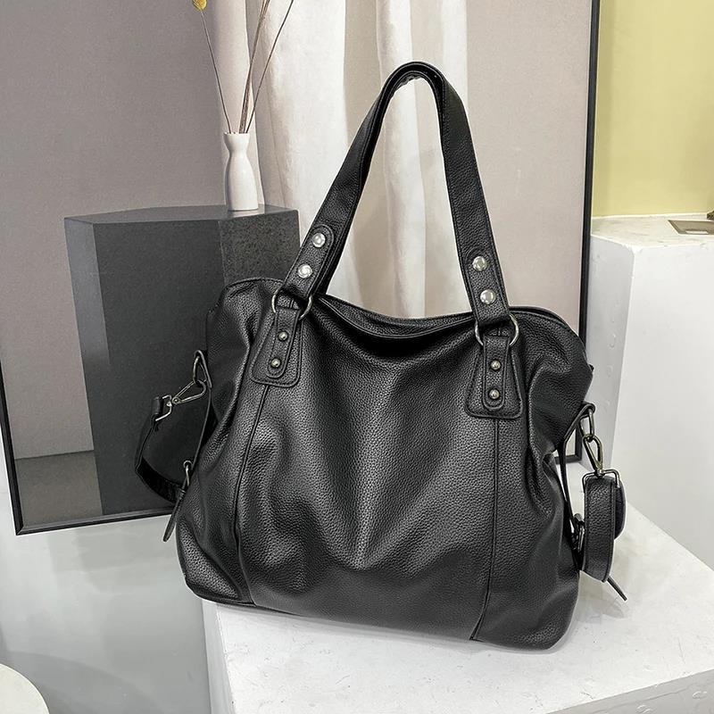 Polyester Shoulder Crossbody Bag with Zip Pocket and Inner Phone Compartment - Teleplus handbag simple shoulder