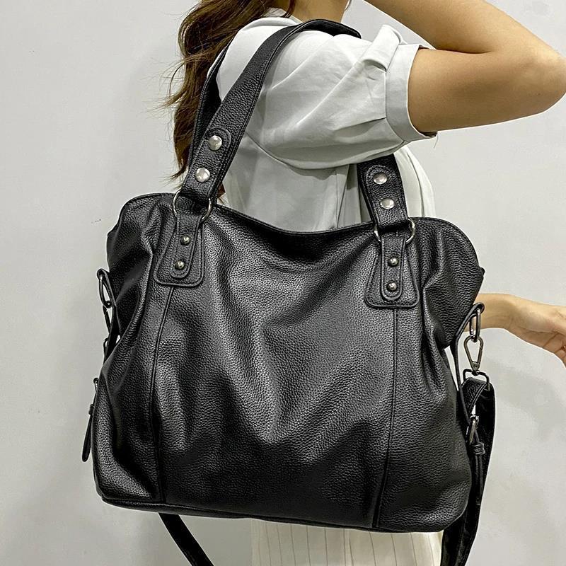 Polyester Shoulder Crossbody Bag with Zip Pocket and Inner Phone Compartment - Teleplus handbag simple shoulder