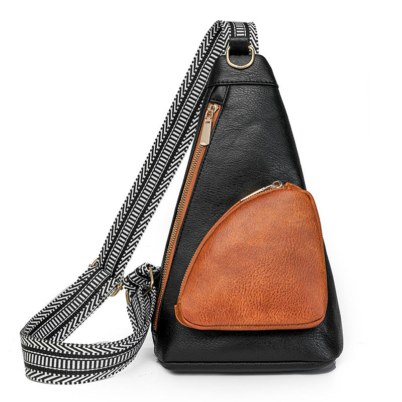 Polyester Shoulder Messenger Bag with Contrast Stitching for Daily Use in United States - Teleplus US shoulder