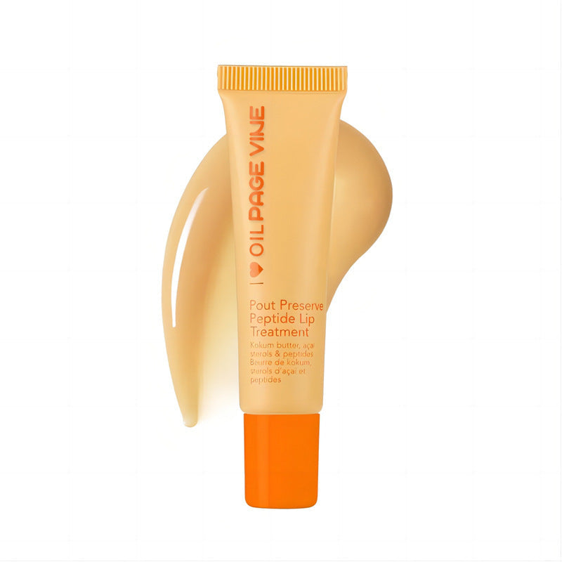 Polypeptide Lip Gloss with Yellow Oil Moisturizing Fruit Scent 12ml - polypeptide lip gloss yellow oil moisturizing