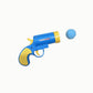 Pompons Firing Guns Set Random Color Pet Toys Polyester Assorted Packs - Teleplus firing guns pompons