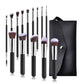 Rose Gold Makeup Brush Set with Artificial Fiber Black Brushes - Unleash Your Inner Artist black makeup brushes