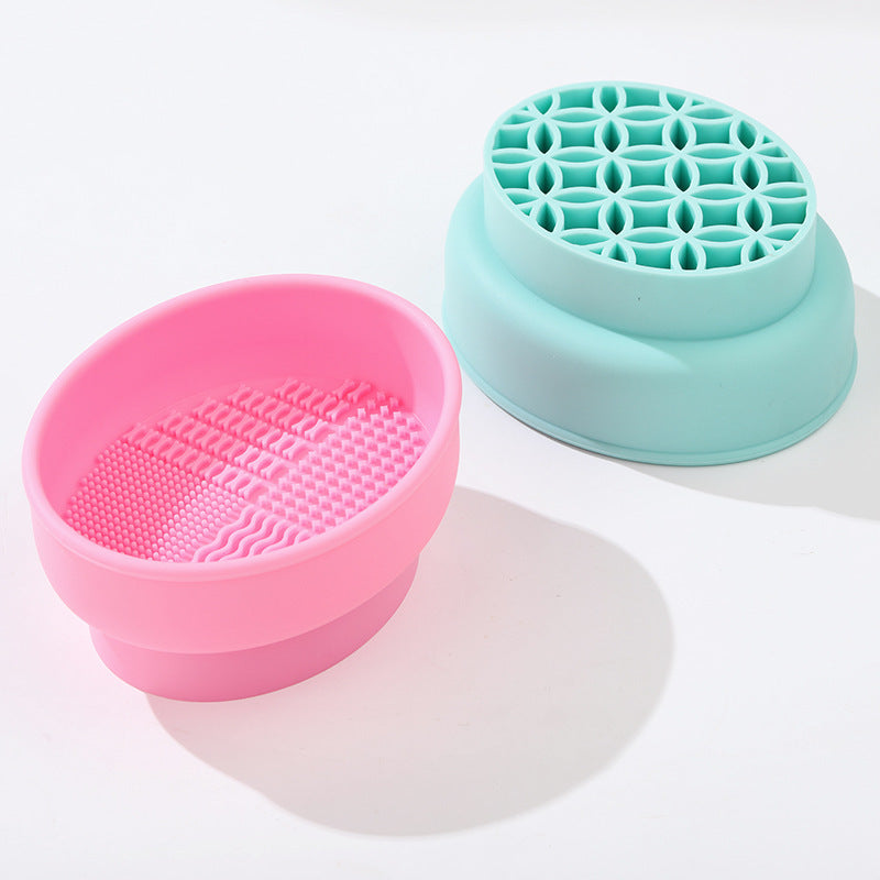 Porous Position Cosmetic Brush Drying Rack Cleaning Basin - porous position cosmetic brush drying rack