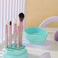 Porous Position Cosmetic Brush Drying Rack Cleaning Basin - porous position cosmetic brush drying rack