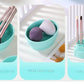 Porous Position Cosmetic Brush Drying Rack Cleaning Basin - porous position cosmetic brush drying rack