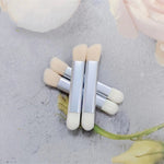 Portable Aluminum Handle Nylon Eye Shadow Brush for Precise Application - Teleplus nylon eye shadow brush