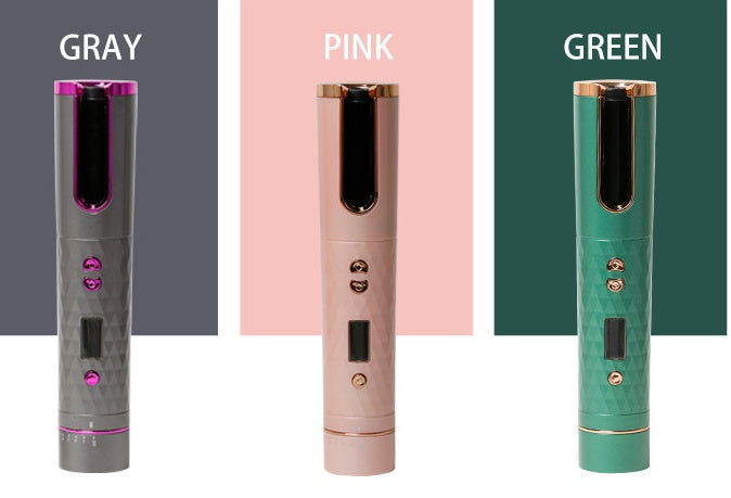 Portable Automatic Curler with Aluminum Alloy and Long-Lasting Battery - Teleplus portable automatic curler