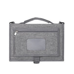 Portable Baby Diaper Pad in Gray Khaki or Black for Easy Changing - Messy Adventures portable baby diaper pad