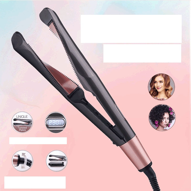 Portable Bangs Styler with Dual-Use Roll and Straight Function - Teleplus portable bangs styler