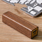 Portable Black Walnut Solid Wood Power Bank - Portable Black Walnut Power Bank with Lithium Ion Battery