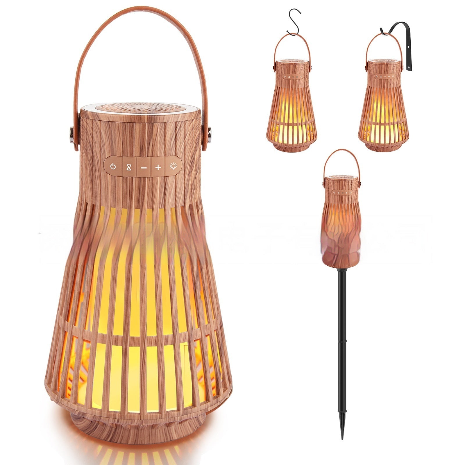 Portable Camping Light with Fluorescent Lamp and 5V 10W Power Supply - bluetooth flame speaker outdoor portable camping