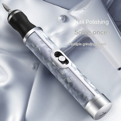 Portable Compact Nail Polishing Machine with 20000rpm and Rechargeable Battery - nail portable compact polishing