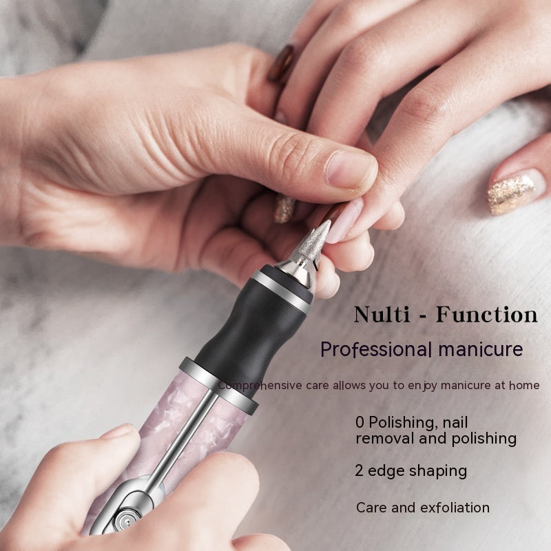 Portable Compact Nail Polishing Machine with 20000rpm and Rechargeable Battery - nail portable compact polishing