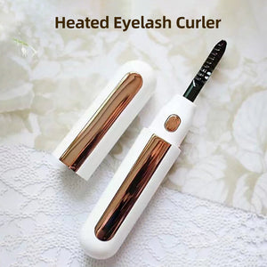 Portable Electric Heating Eyelash Curler with USB Rechargeable Battery - electric ironing eyelash curler usb portable