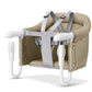 Portable Foldable Baby Highchair Safety Belt Infant Feeding Chair Booster Seat Harness Dinner Lunch Washable Hook-on