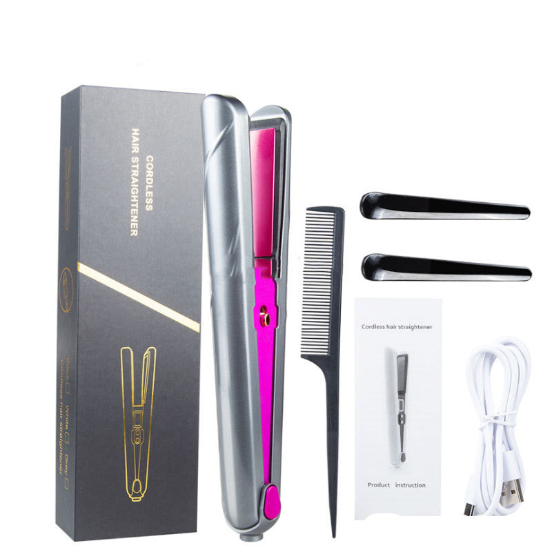 Portable Hair Straightener with 8000mAh Battery and USB Charging - Teleplus portable hair straightener splint usb