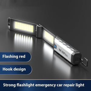Portable LED Display Flashlight with Built-In Battery and Multi-Function Design - Teleplus design led display portable