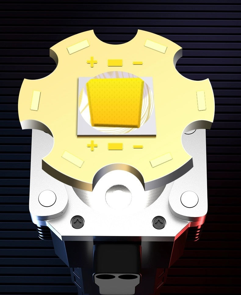 Portable LED Flashlight with Power Bank Function for Camping and Emergency - Teleplus portable power bank led emergency