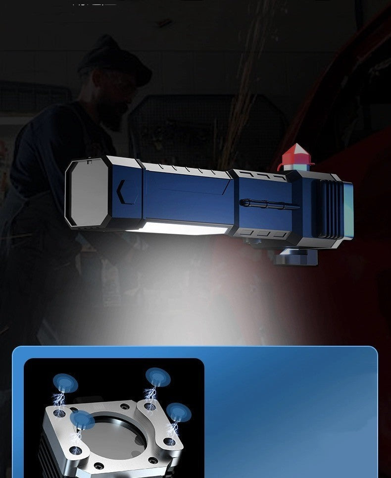 Portable LED Flashlight with Power Bank Function for Camping and Emergency - Teleplus portable power bank led emergency