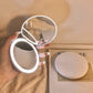 Portable LED Makeup Mirror with USB Charging and Warm White Light - Teleplus cosmetic mirror portable led makeup box