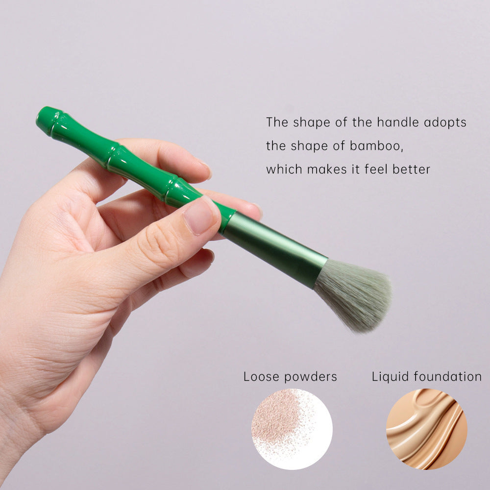 Portable Makeup Brush Set 5 pcs Beauty Tools in Pink Green Blue Yellow - beauty tools portable makeup brush