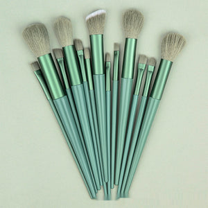 Portable Makeup Brush Set with Black Ribbon Bags and Color Options - Colors black ribbon bags makeup brush set portable