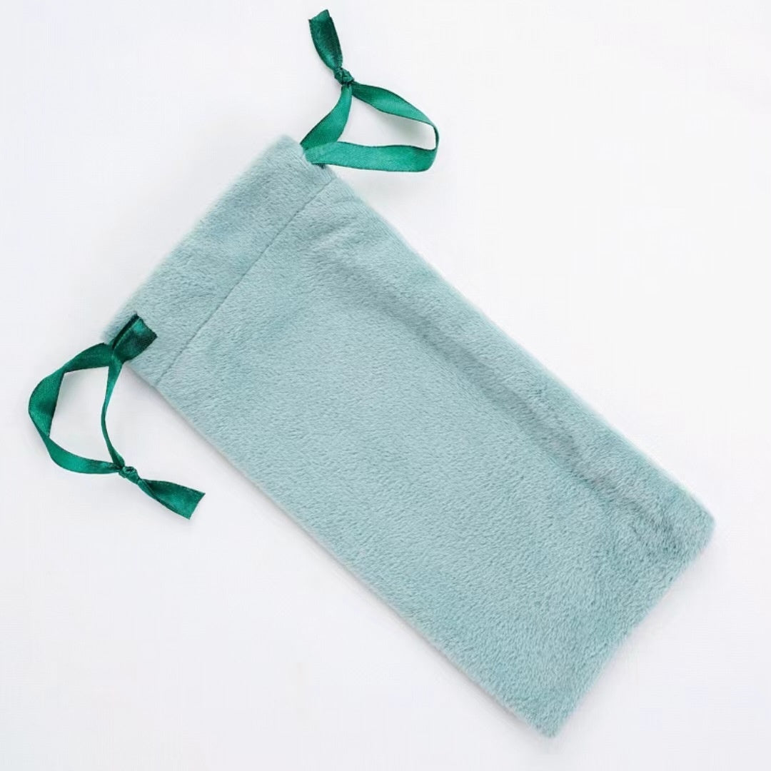 Portable Makeup Brush Set with Black Ribbon Bags and Color Options - Colors black ribbon bags makeup brush set portable