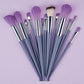 Portable Makeup Brush Set with Black Ribbon Bags and Color Options - Colors black ribbon bags makeup brush set portable
