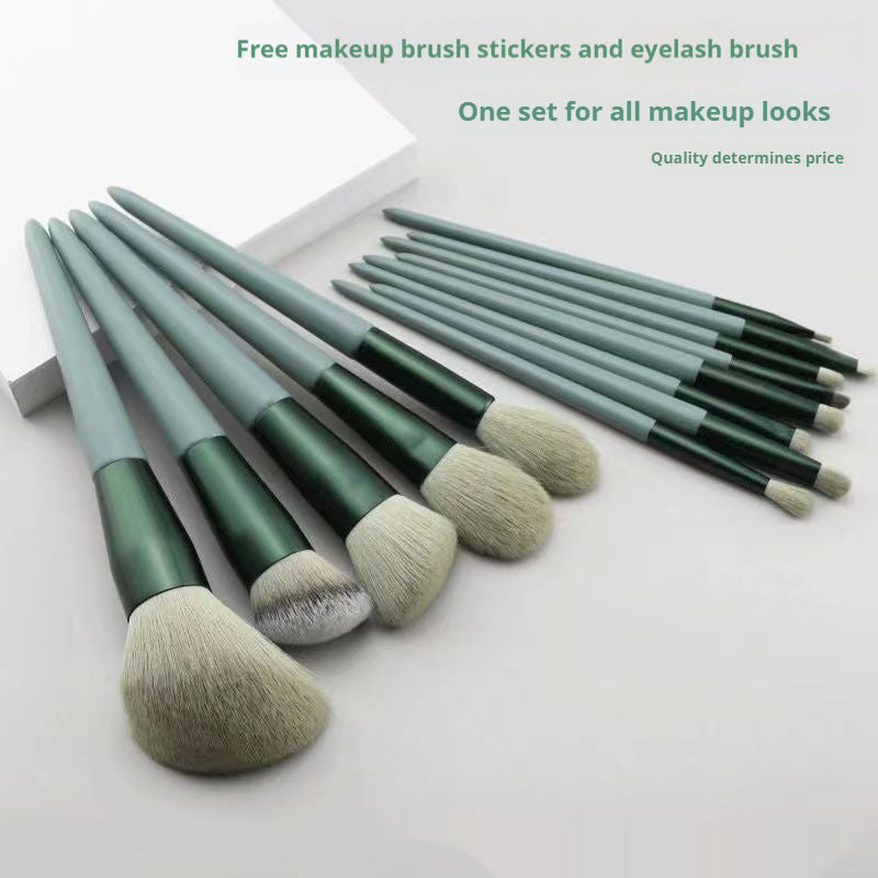 Portable Makeup Brush Set with Black Ribbon Bags and Color Options - Colors black ribbon bags makeup brush set portable