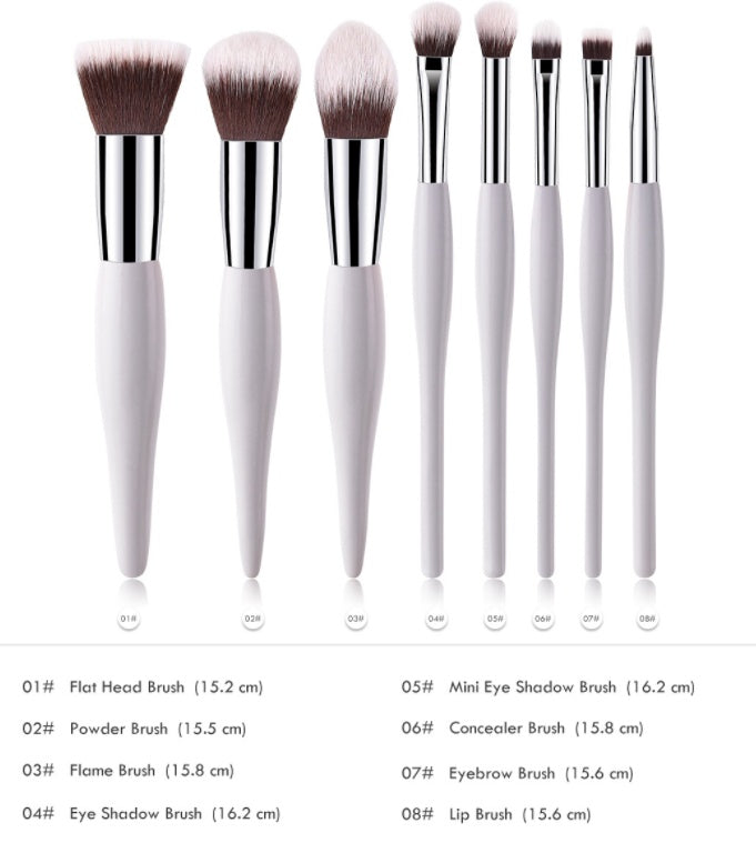 Portable Makeup Brush Set with Nylon Handles for United States Customers - Teleplus Brushes Buyers united states chf