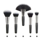 Portable Makeup Brush Set with Wooden Handle and Wool Hair for Application - Teleplus animal hair makeup brush