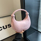 Portable Moon Bag with Soft Leather Shoulder Messenger Design - shoulder messenger soft leather portable moon bag