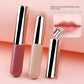Portable Round Head Silicone Lip Brush with Handle and Lidded Design - Teleplus portable round head silicone lip brush