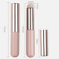 Portable Round Head Silicone Lip Brush with Handle and Lidded Design - Teleplus portable round head silicone lip brush
