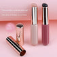 Portable Round Head Silicone Lip Brush with Handle and Lidded Design - Teleplus portable round head silicone lip brush
