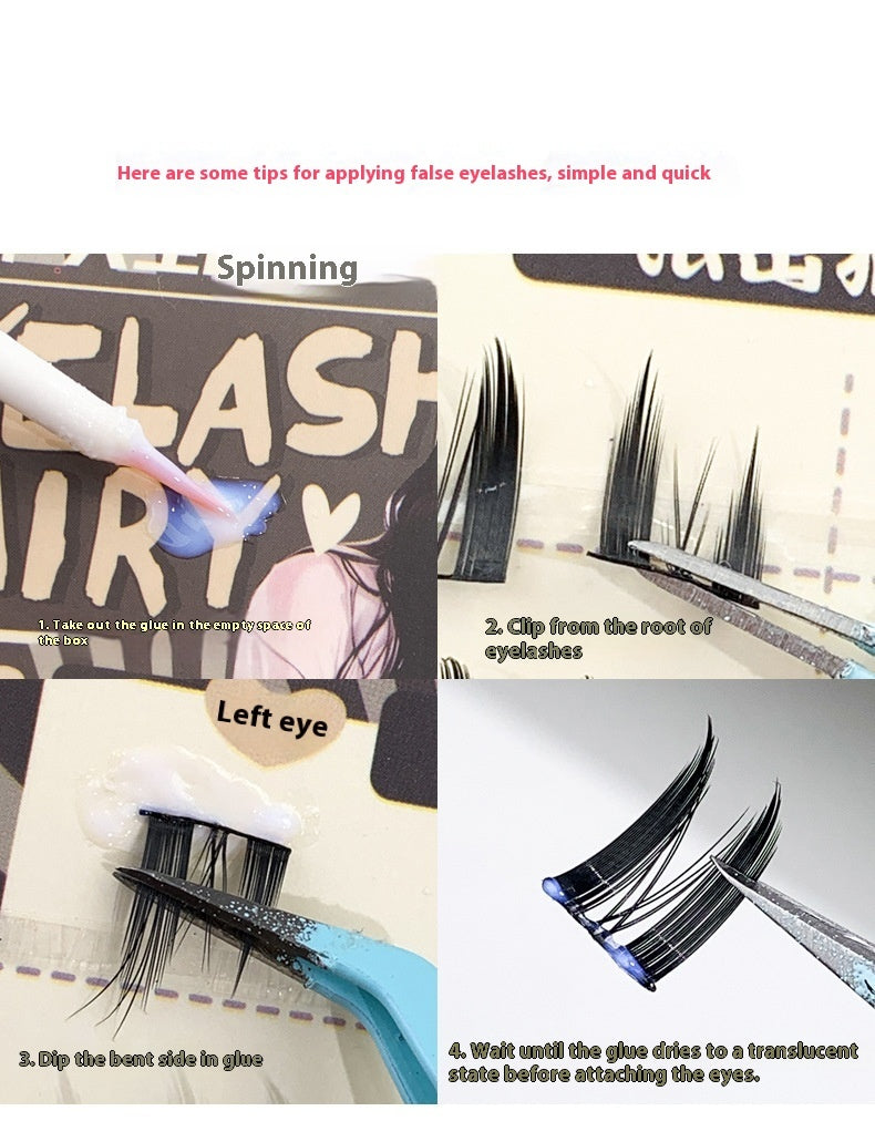 Portable Segmented Natural False Eyelashes with Cat Ears for United States Fans - Teleplus US portable segmented