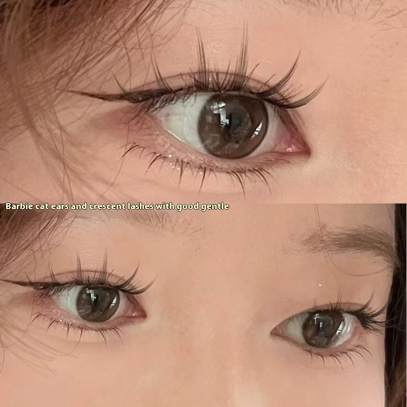 Portable Segmented Natural False Eyelashes with Cat Ears for United States Fans - Teleplus US portable segmented