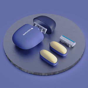 Portable Shaver with Layer Blade and Manual Operation in Multiple Colors - That Swipes Away Your Facial Regrets