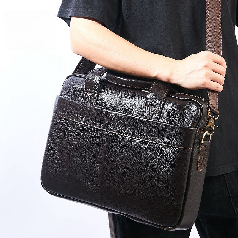 Portable Shoulder Crossbody Bag with Leather Stripes and Urban Design - Teleplus portable shoulder crossbody