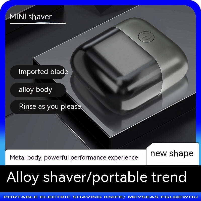 Portable USB Charging Waterproof Mini Shaver with Washable Cutter Head - Teleplus portable usb charging waterproof mini