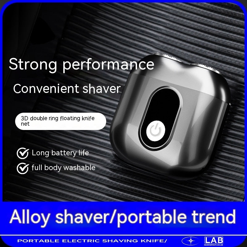 Portable USB Charging Waterproof Mini Shaver with Washable Cutter Head - Teleplus portable usb charging waterproof mini